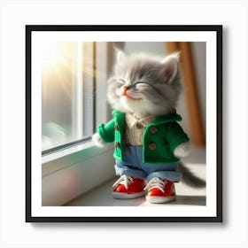 Cute Kitten 6 Art Print