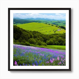 Field Of Wildflowers Art Print