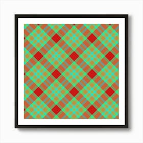 Plaid Pattern 1 Art Print