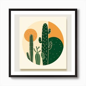 Cactus Illustration Art 3 Art Print