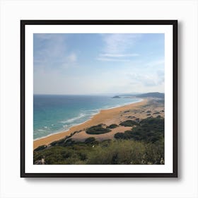 Mediterranean Beach Art Print