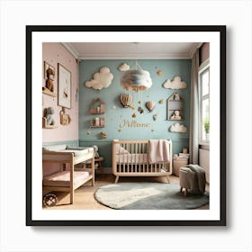 Baby Nursery 4 Art Print