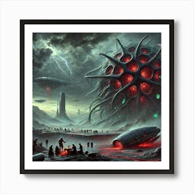 Implications Of The Vorrathic Swarm Art Print