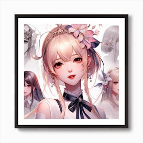 Anime Girl (78) Art Print