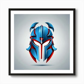 Spartan Helmet Art Print