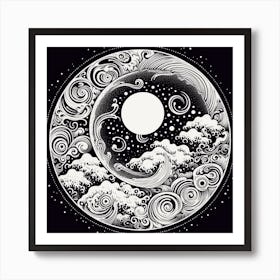 Yin And Yang 10 Art Print