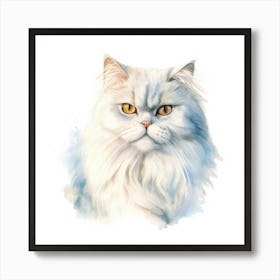 Colorpoint Shorthair Persian Cat Portrait 3 Art Print