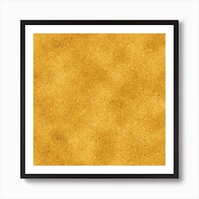 Orange Glitter Art Print