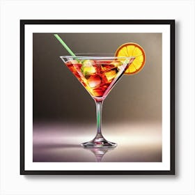 Martini 6 Art Print