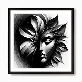 Black And White Painting Art Print