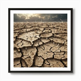 Dry Land Stock Videos & Royalty-Free Footage 1 Art Print