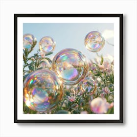 Bubbles In The Air Art Print