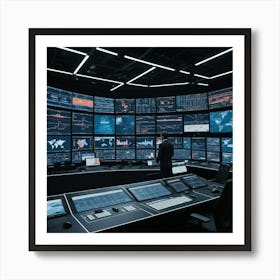 Control Room 2 Art Print