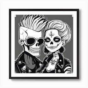 Punk Love Art Print