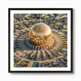 Golden City Art Print