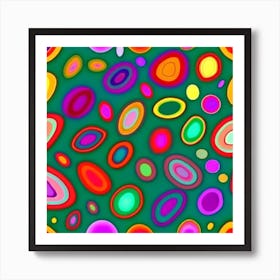 Abstract Circles Art Print