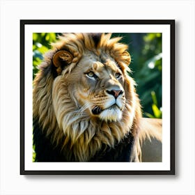 Lion photo 1 Art Print