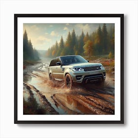 Land Rover Hd Wallpaper Art Print