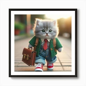 Cute Kitten 5 Art Print