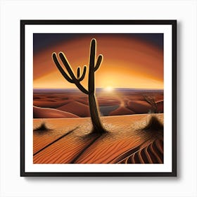 Beautiful Desert Art Print