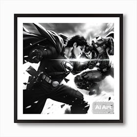 Mirror match Art Print