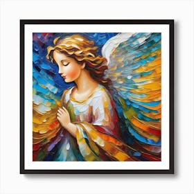 Angel Painting 9 Art Print