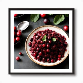 Cranberry Sauce 2 Art Print