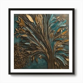 Abstract Tree Wall Art Art Print