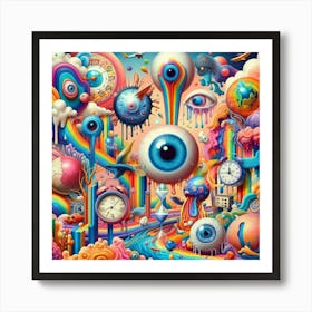 Abstract fantasy 2 Art Print