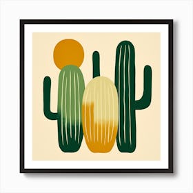 Cactus Illustration Art 86 Art Print