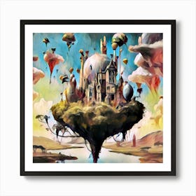 Castle In The Sky Art Print