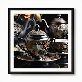 Tea Set 10 Art Print