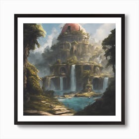 Fantasy Castle Art Print