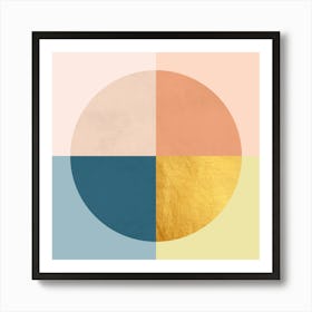 Modern geometric art 9 Art Print