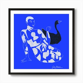 Black swan Art Print