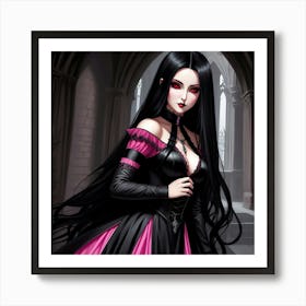 The Vampire Countess Art Print