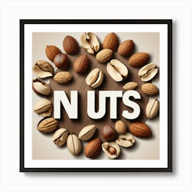 Nuts In A Circle 11 Art Print