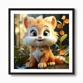 Cute Fox 18 Art Print