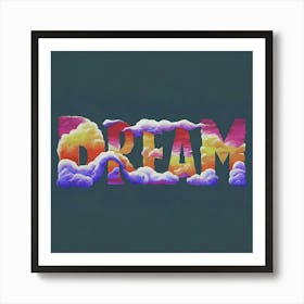 Dream art print Art Print