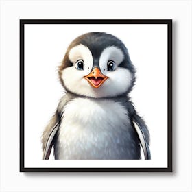 Cute Penguin Art Print