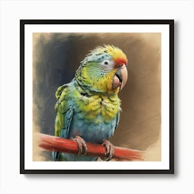 Parrot 25 Art Print