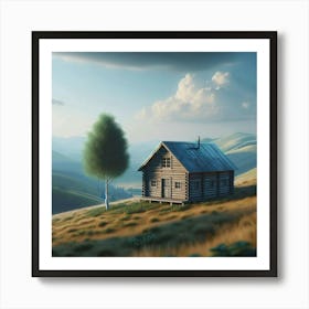 House On A Hill Art Print