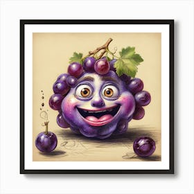 Grapes 9 Art Print