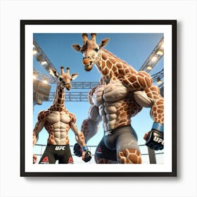 Giraffes Art Print