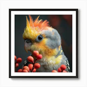 Cockatiel Art Print