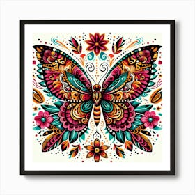 Mexican Butterfly Art 3 Art Print