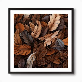 Autumn Leaves 3 Art Print