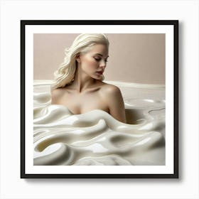Milk Dipped Art Print