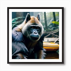 Gorilla 4 ( Fromhifitowifi ) Art Print