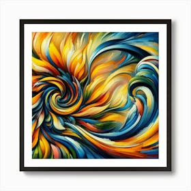 Abstract Painting 43 Art Print